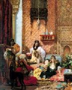 Arab or Arabic people and life. Orientalism oil paintings 290